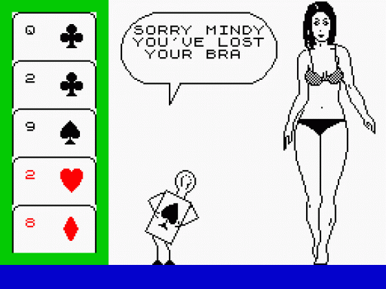 Animated Strip Poker Screenshot 35 (Spectrum 48K)