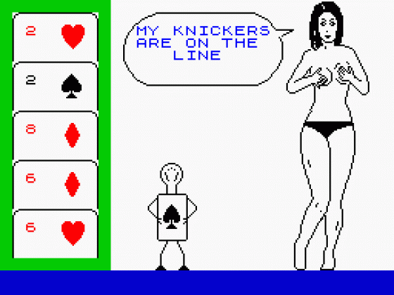 Animated Strip Poker Screenshot 37 (Spectrum 48K)