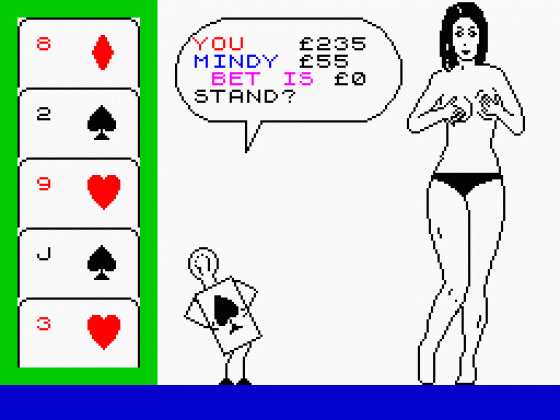 Animated Strip Poker Screenshot 39 (Spectrum 48K)