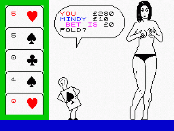 Animated Strip Poker Screenshot 40 (Spectrum 48K)