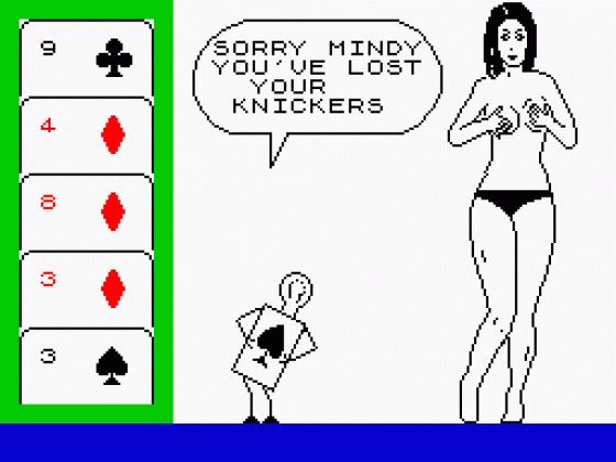 Animated Strip Poker Screenshot 42 (Spectrum 48K)