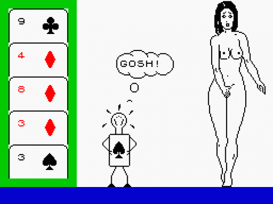 Animated Strip Poker Screenshot 43 (Spectrum 48K)