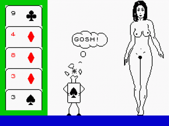 Animated Strip Poker Screenshot 44 (Spectrum 48K)