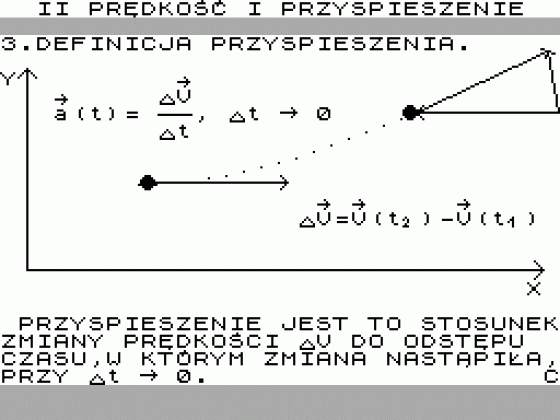 Predkosc i Przyspieszenie