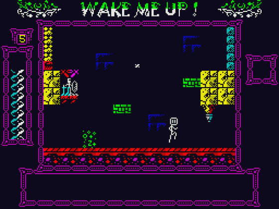 Wake Me Up Screenshot 5 (Spectrum 48K/128K/+2/+3)