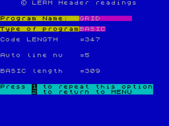 Advanced Header Reader Screenshot