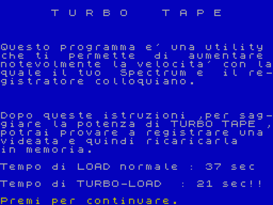 Turbo-Tape