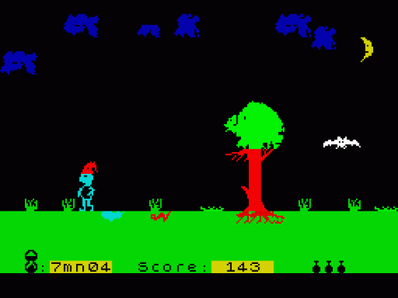 La Ballade du Lutin Screenshot 1 (Spectrum 48K)