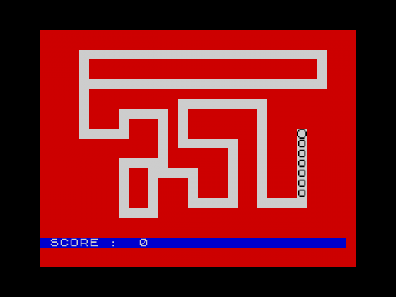 Blind Snake Moan Screenshot 1 (Spectrum 48K)