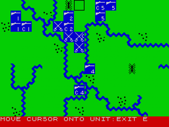 Austerlitz Screenshot 1 (Spectrum 48K/128K)