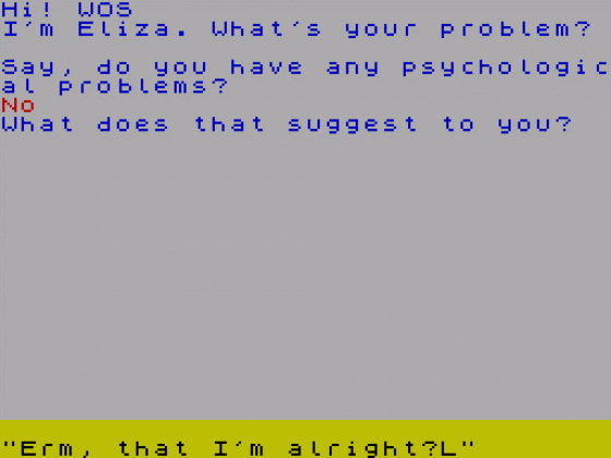 Psycho (Eliza) Screenshot