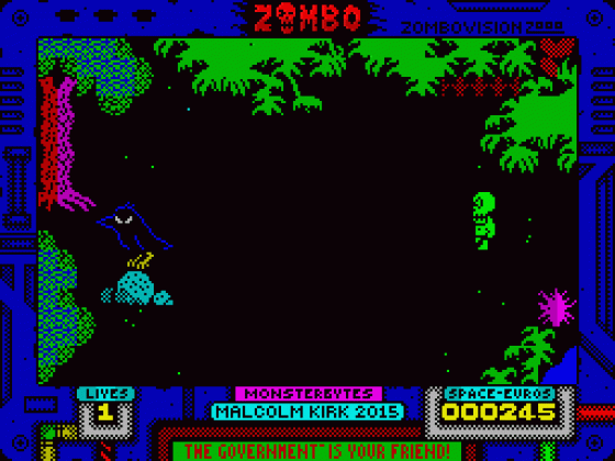 Zombo Screenshot 7 (Spectrum 48K/128K/+2/+3)