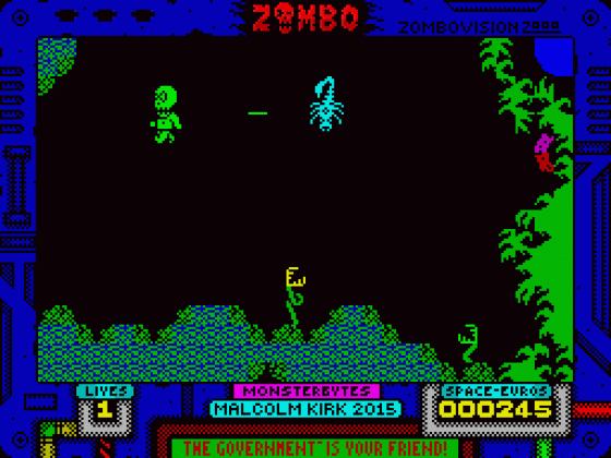 Zombo Screenshot 8 (Spectrum 48K/128K/+2/+3)