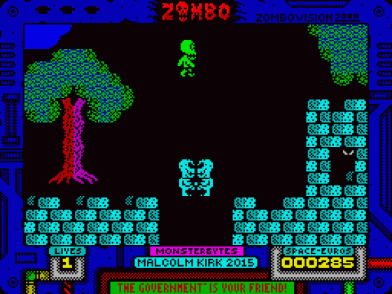 Zombo Screenshot 12 (Spectrum 48K/128K/+2/+3)