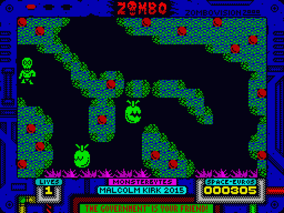 Zombo Screenshot 15 (Spectrum 48K/128K/+2/+3)