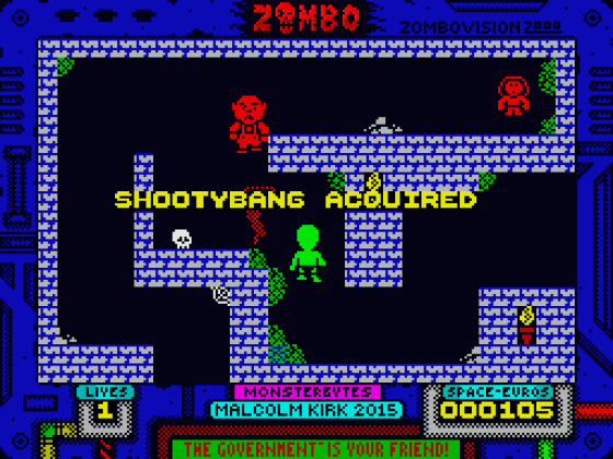 Zombo Screenshot 24 (Spectrum 48K/128K/+2/+3)