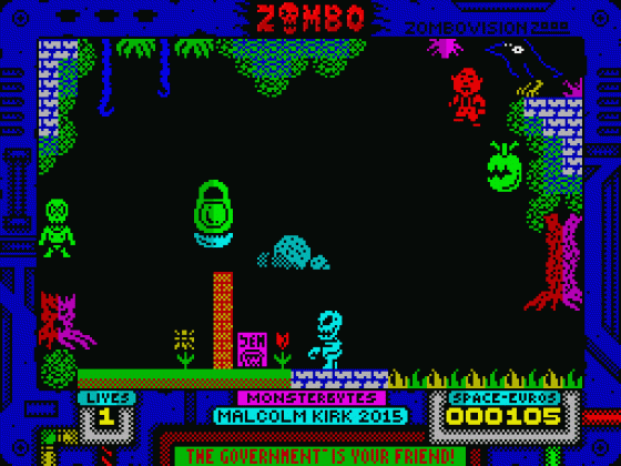 Zombo Screenshot 25 (Spectrum 48K/128K/+2/+3)