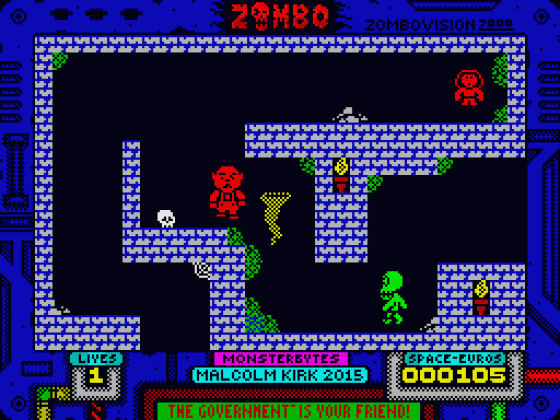 Zombo Screenshot 26 (Spectrum 48K/128K/+2/+3)