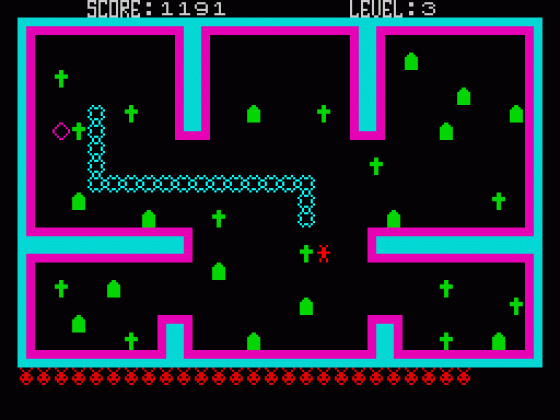 Demon Chase Screenshot 1 (Spectrum 48K)