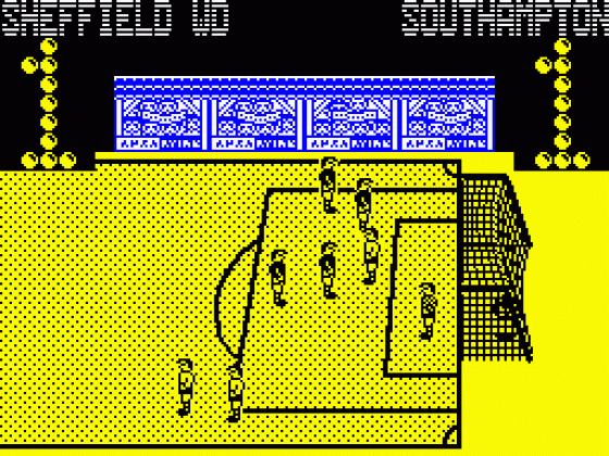 Advanced Soccer Simulator Screenshot 19 (Spectrum 48K/128K/+2)