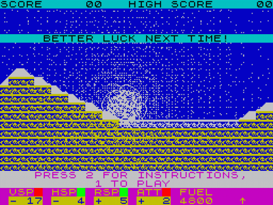 Apollo 2 Screenshot 9 (Spectrum 48K)