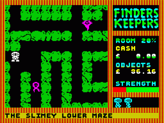 Finders Keepers Screenshot 7 (Spectrum 48K)