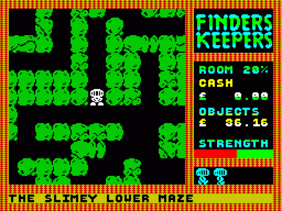 Finders Keepers Screenshot 8 (Spectrum 48K)