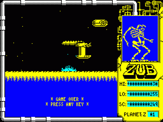 Zub Screenshot 13 (Spectrum 48K/128K)