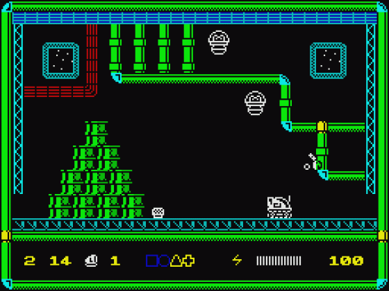 Robot 1 In The Ship Of Doom Screenshot 17 (Spectrum 128K)