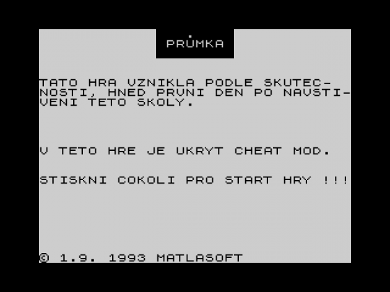 Průmka Screenshot