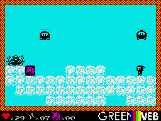 Ninjakul In The Auic Temple Screenshot 9 (Spectrum 48K/128K/+2/+3)