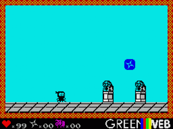 Ninjakul In The Auic Temple Screenshot 11 (Spectrum 48K/128K/+2/+3)