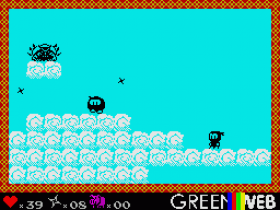 Ninjakul In The Auic Temple Screenshot 14 (Spectrum 48K/128K/+2/+3)