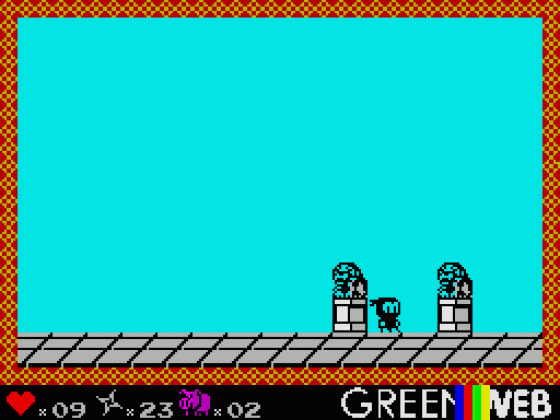 Ninjakul In The Auic Temple Screenshot 18 (Spectrum 48K/128K/+2/+3)