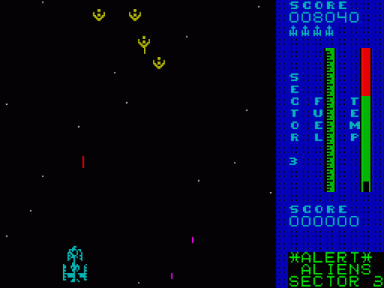 Astro Blaster Screenshot 23 (Spectrum 48K/128K)