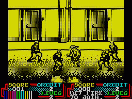 Tortugas Ninja 2 The Coin Op Screenshot 1 (Spectrum 48K)