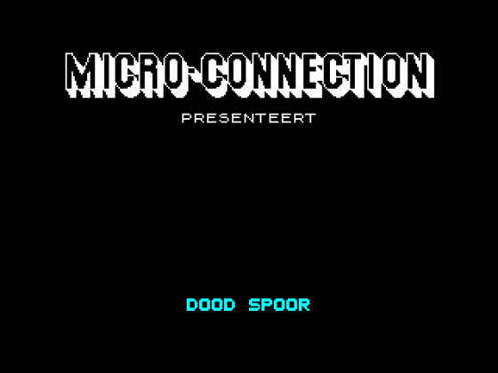 Dood Spoor Screenshot 1 (Spectrum 48K)