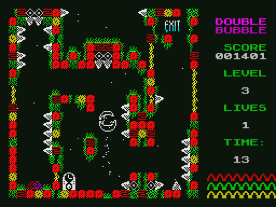 Double Bubble Screenshot 10 (Spectrum 48K/128K)