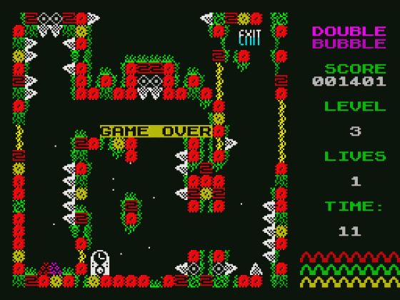 Double Bubble Screenshot 11 (Spectrum 48K/128K)