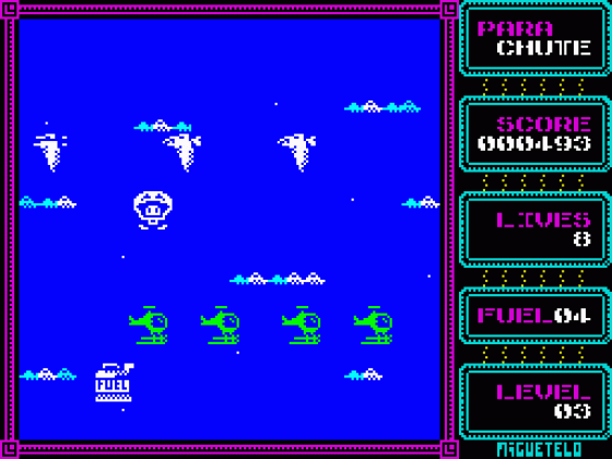 Parachute Screenshot 11 (Spectrum 48K/128K/+2/+3)