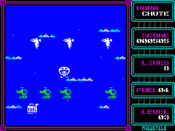 Parachute Screenshot 12 (Spectrum 48K/128K/+2/+3)