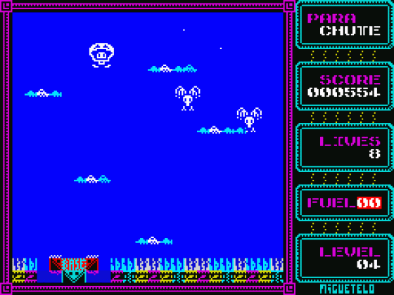 Parachute Screenshot 13 (Spectrum 48K/128K/+2/+3)