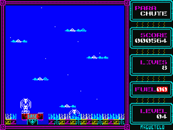 Parachute Screenshot 14 (Spectrum 48K/128K/+2/+3)