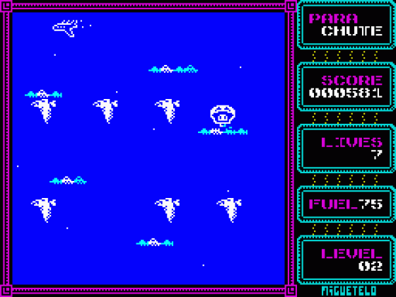 Parachute Screenshot 16 (Spectrum 48K/128K/+2/+3)