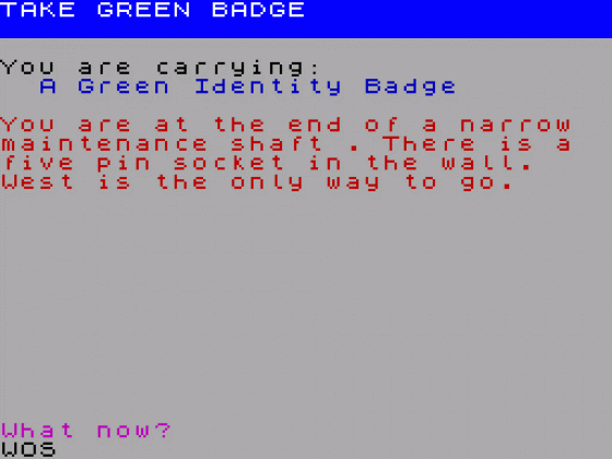 Genesis II Screenshot 1 (Spectrum 48K)