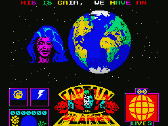 Captain Planet Screenshot 5 (Spectrum 48K)