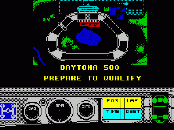Days Of Thunder Screenshot 14 (Spectrum 48K/128K)