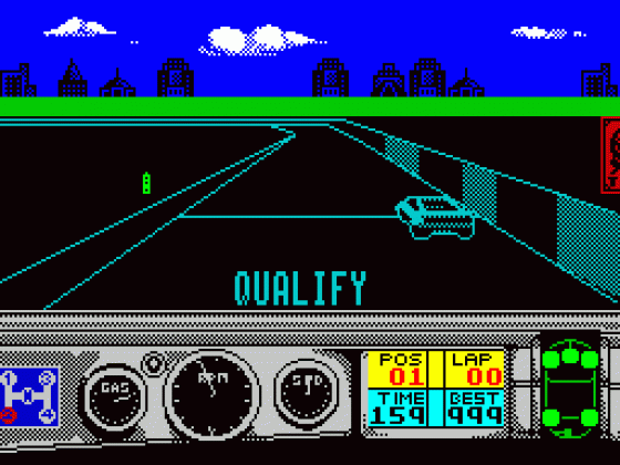 Days Of Thunder Screenshot 15 (Spectrum 48K/128K)