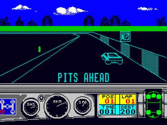 Days Of Thunder Screenshot 16 (Spectrum 48K)