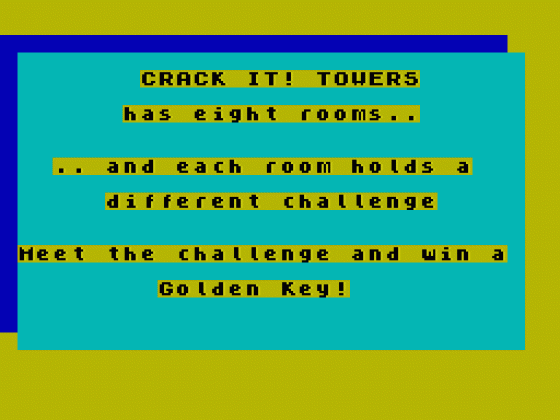 Crack It! Towers Screenshot 14 (Spectrum 48K)